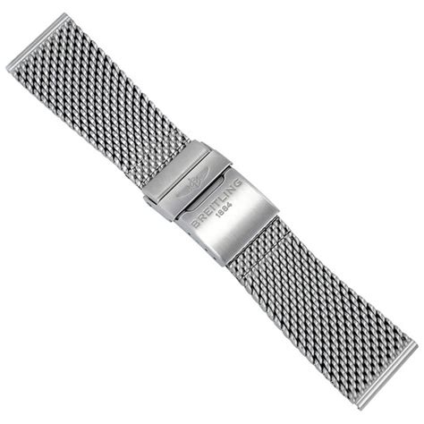 replica breitling mesh bracelet|Breitling stainless steel watch bracelets.